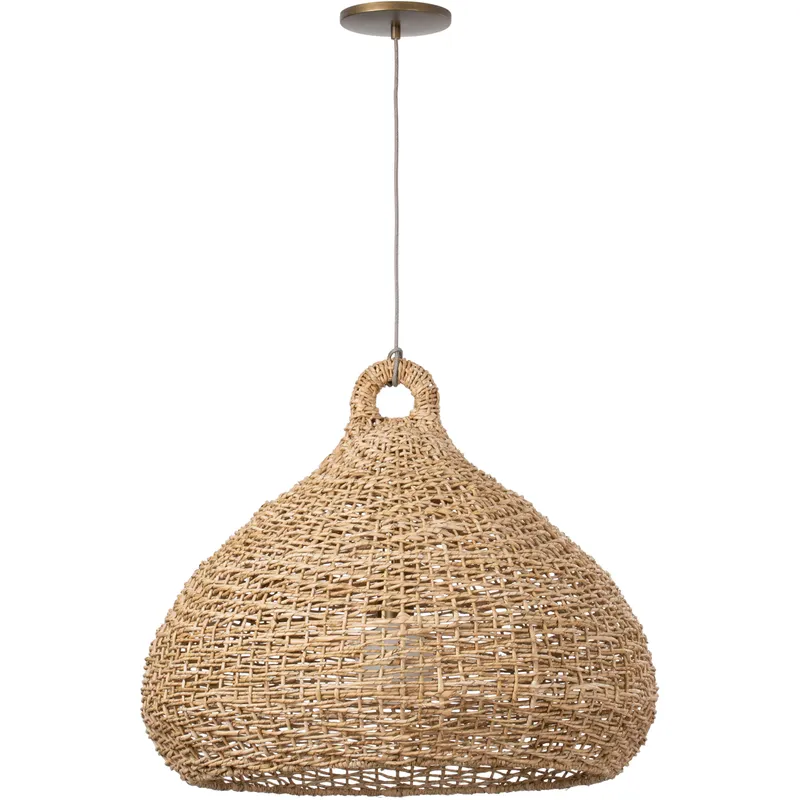 Lechlan 1 Light 32 inch Patina Brass Pendant Ceiling Light