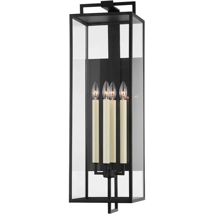 Beckham 4 Light 10 inch Forged Iron Wall Sconce Wall Light