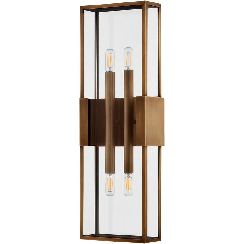 Santa Clara 4 Light 8.25 inch Patina Brass ADA Wall Sconce Wall Light