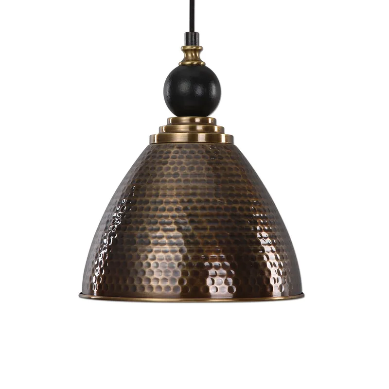 Adastra 1 Light 11.75 inch Antique Brass Pendant Ceiling Light