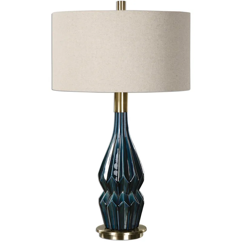 Prussian 32 inch 150 watt Blue Lamp Portable Light