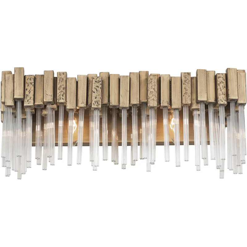 Matrix 2 Light 21 inch Havana Gold Bath Vanity Light Wall Light
