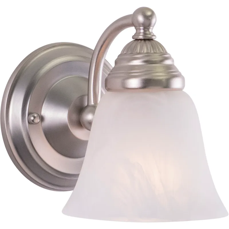 Standford LED 7 inch Brushed Nickel Bathroom Light Wall Light