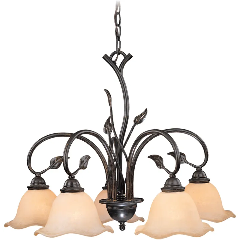 Vine LED 25 inch Oil Shale Chandelier Ceiling Light