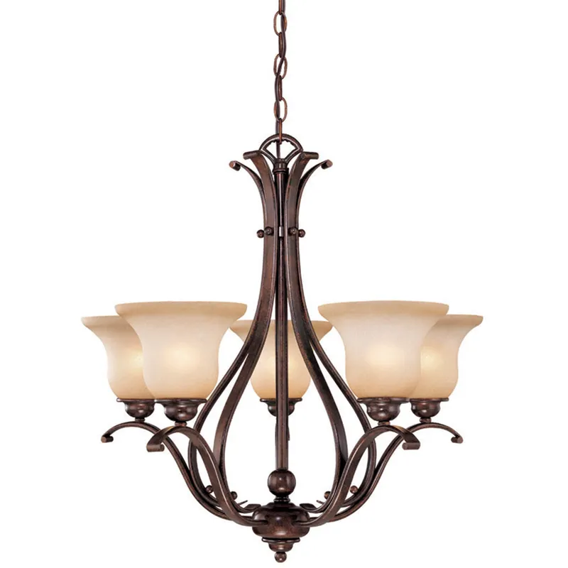 Monrovia LED 26 inch Royal Bronze Chandelier Ceiling Light