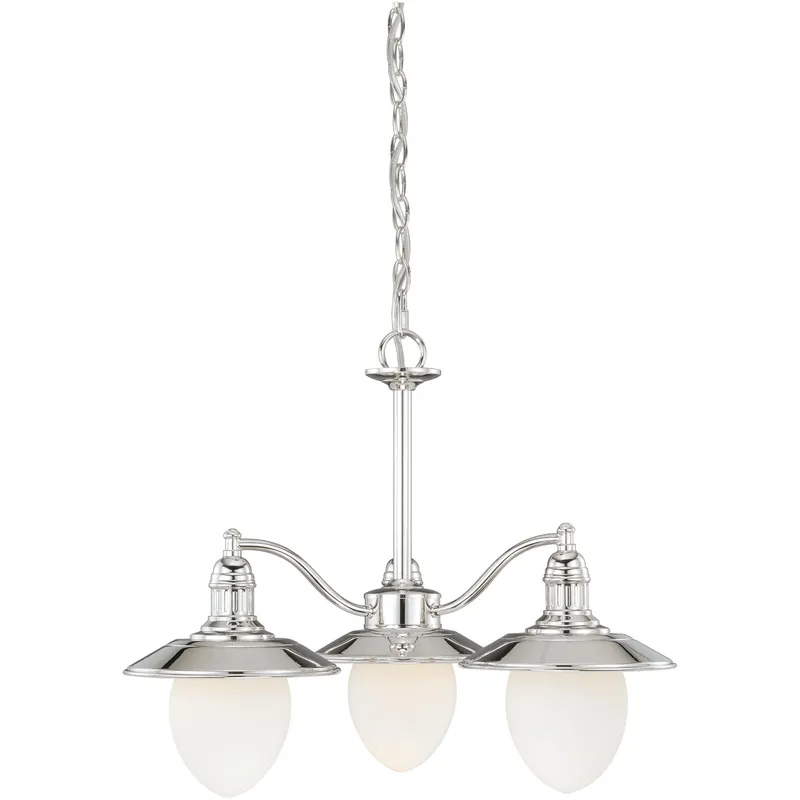 Marina Bay LED 23.5 inch Polished Nickel Chandelier Ceiling Light