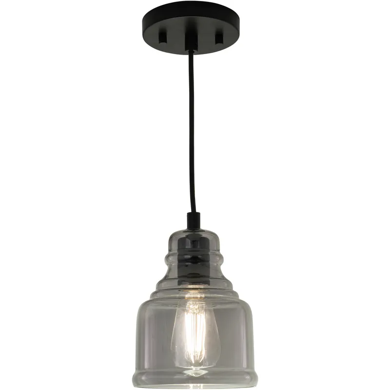 Millie LED 6 inch Matte Black Mini Pendant Ceiling Light