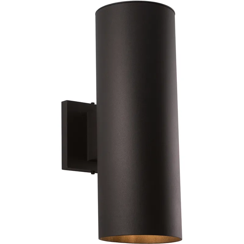 Chiasso LED 14.25 inch Textured Black Outdoor Wall