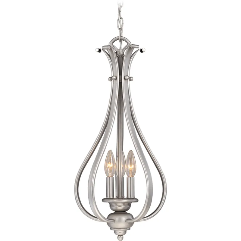 Monrovia LED 11.25 inch Brushed Nickel Pendant Ceiling Light