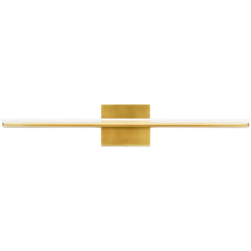 Sean Lavin Span LED 24.6 inch Plated Brass Bath Light Wall Light in LED 90 CRI 3000K 120V, Direct/Indirect, Integrated LED