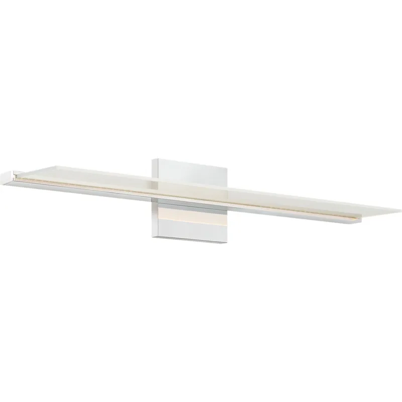 Sean Lavin Span LED 24.6 inch Chrome Bath Light Wall Light in LED 90 CRI 3000K 120V, Direct/Indirect, Integrated LED