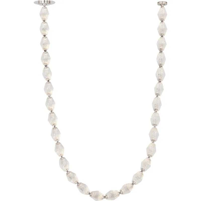 Sean Lavin Collier LED Polished Nickel Chandelier Ceiling Light, Integrated LED