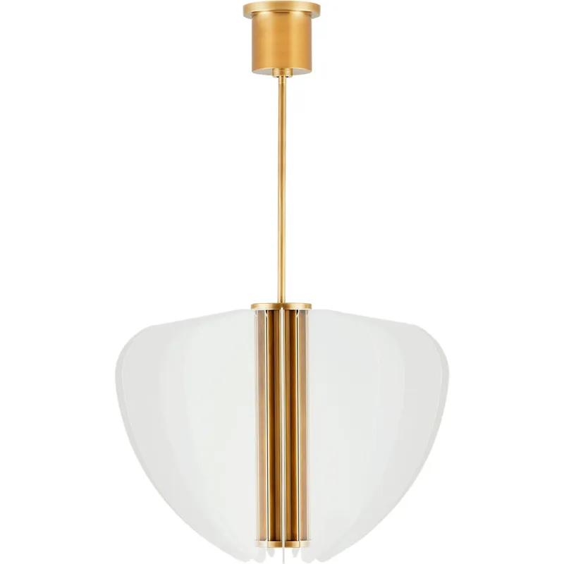 Sean Lavin Nyra LED 27.4 inch Plated Brass Chandelier Ceiling Light, Integrated LED