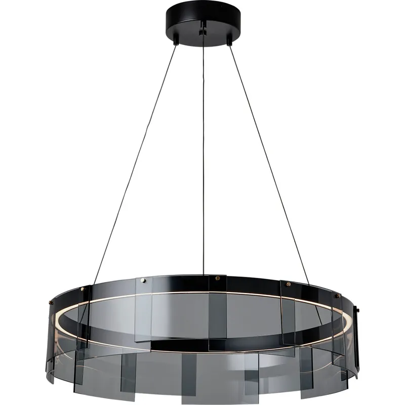 Sean Lavin Stratos LED 30.6 inch Smoke/Black Chandelier Ceiling Light, Integrated LED