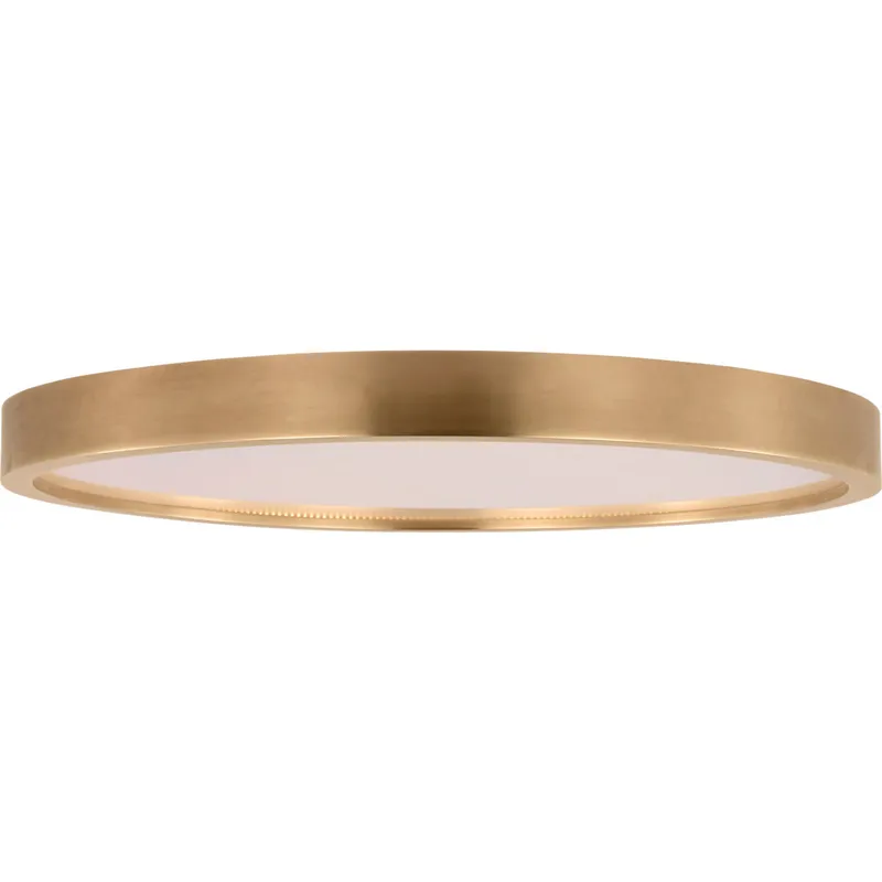 Kelly Wearstler Cerne LED 22 inch Natural Brass Flush Mount Ceiling Light in 120V