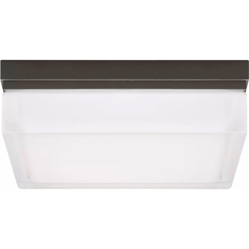 Sean Lavin Boxie LED 9 inch Antique Bronze Flush Mount Ceiling Light, Integrated LED