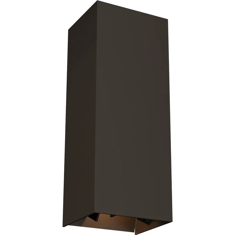 Vex LED 12 inch Bronze Outdoor Wall Light in Downlight Only, Integrated LED