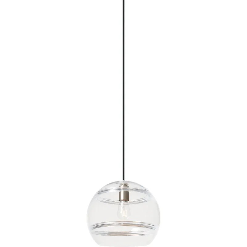 Sean Lavin Sedona 12.4 inch Satin Nickel Pendant Ceiling Light in Incandescent, Clear Glass