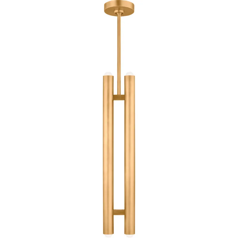 Kelly Wearstler Ebell LED 1.5 inch Natural Brass Pendant Ceiling Light in 277V, Integrated LED