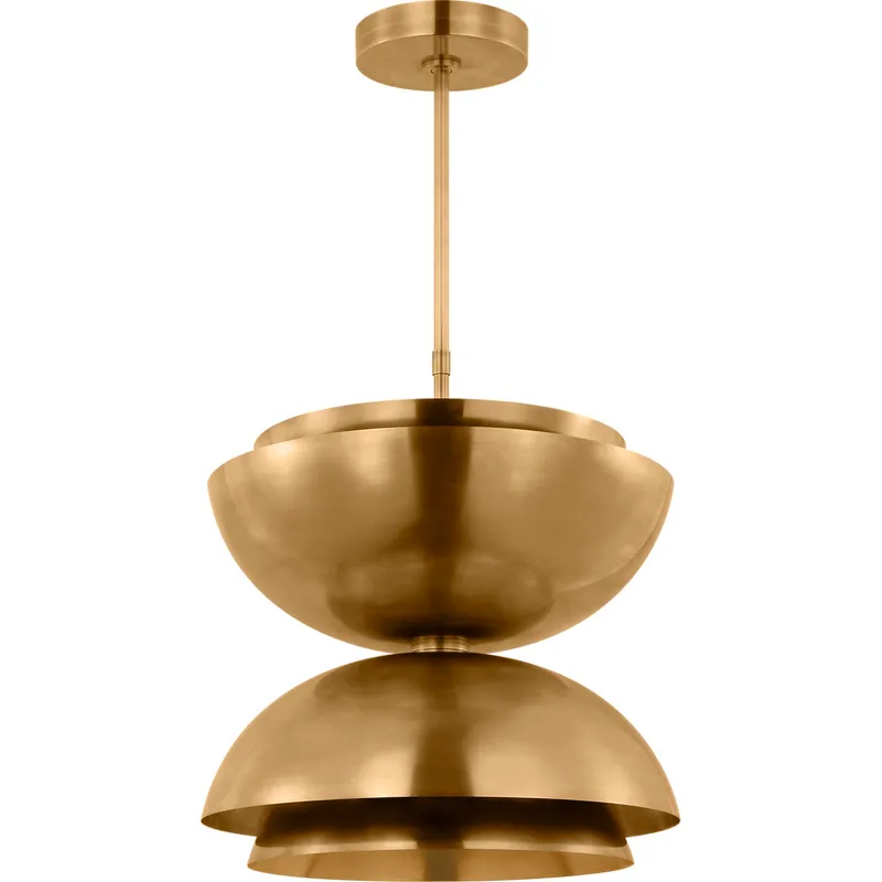 Sean Lavin Shanti LED 20.5 inch Natural Brass Line-Voltage Pendant Ceiling Light