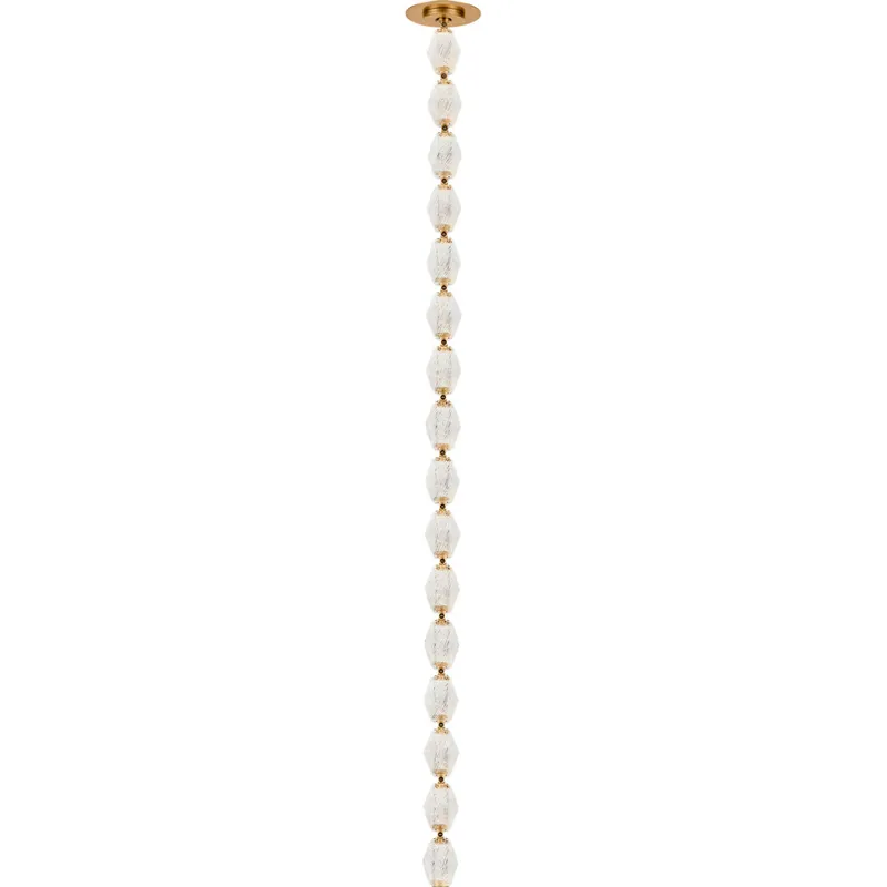 Sean Lavin Collier LED Natural Brass Pendant Ceiling Light, Integrated LED