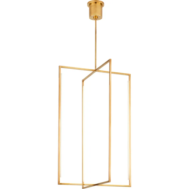 Sean Lavin Kenway LED 28 inch Natural Brass Pendant Ceiling Light, Integrated LED