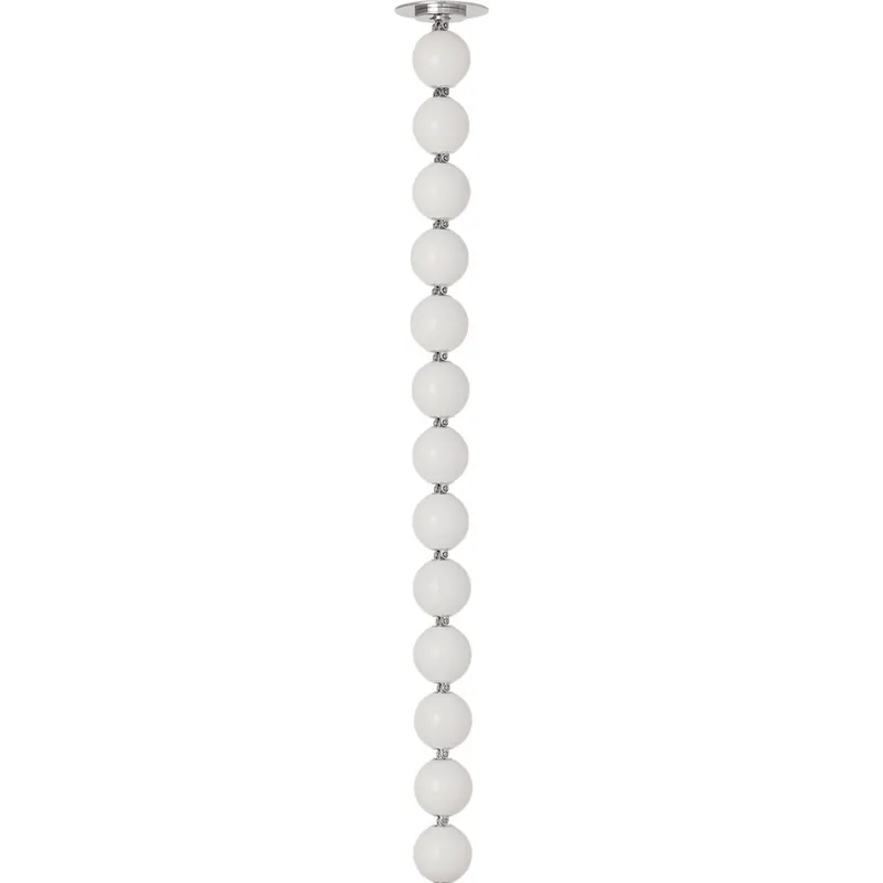 Sean Lavin Perle LED 2.8 inch Polished Nickel Line-Voltage Pendant Ceiling Light in 2700K, Remote 277V