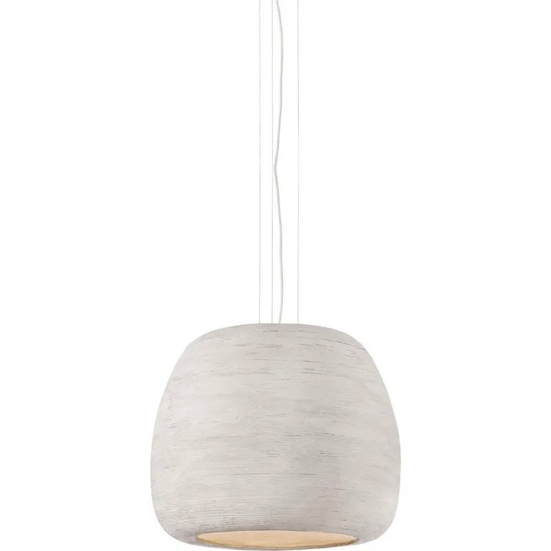 Sean Lavin Karam 1 Light 21.3 inch Concrete/White Pendant Ceiling Light in Incandescent
