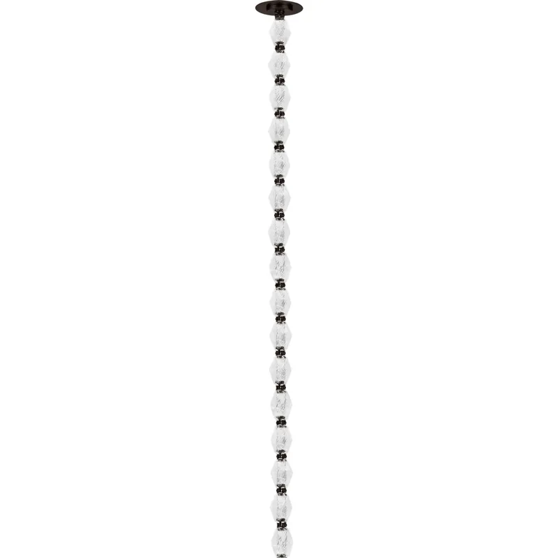 Sean Lavin Collier LED Polished Nickel Pendant Ceiling Light, Integrated LED