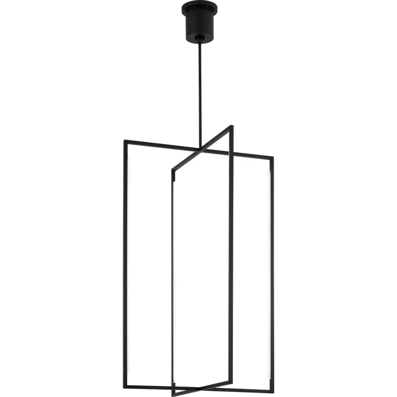 Sean Lavin Kenway LED 28 inch Nightshade Black Pendant Ceiling Light, Integrated LED