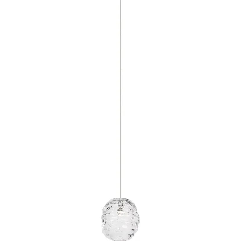 Sean Lavin Audra Grande 1 Light 7.4 inch Satin Nickel Pendant Ceiling Light in Halogen, Clear Glass, Grande
