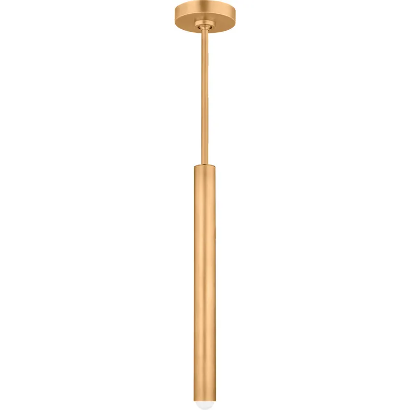 Kelly Wearstler Ebell LED 1.5 inch Natural Brass Pendant Ceiling Light in 120V, Integrated LED