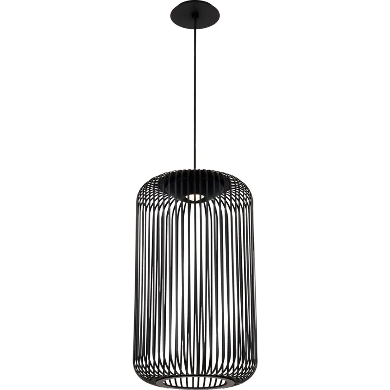 Sean Lavin Kai LED 12 inch Nightshade Black Pendant Ceiling Light, Integrated LED