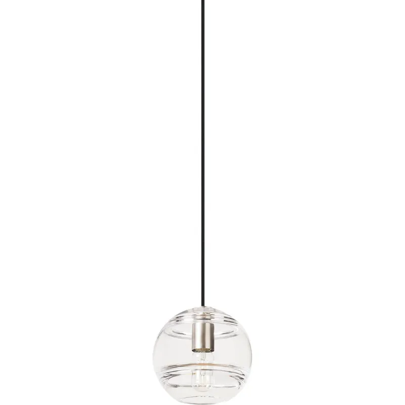 Sean Lavin Sedona 7.5 inch Satin Nickel Pendant Ceiling Light in Incandescent, Clear Glass, Grande