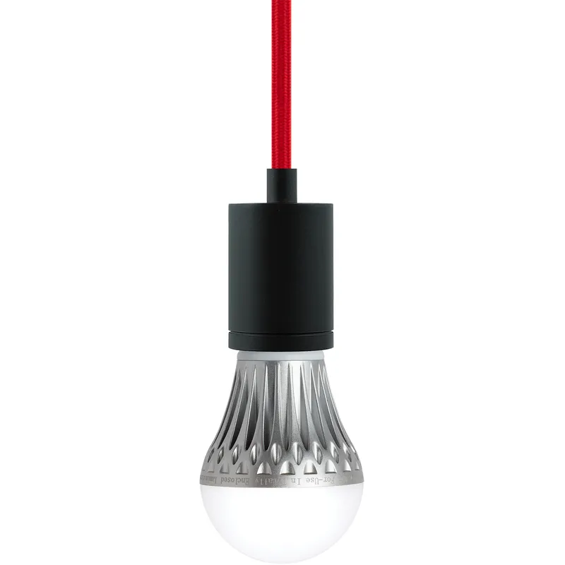 SoCo 1 Light 1.7 inch Black Pendant Ceiling Light in Blue Cord, 96 inch