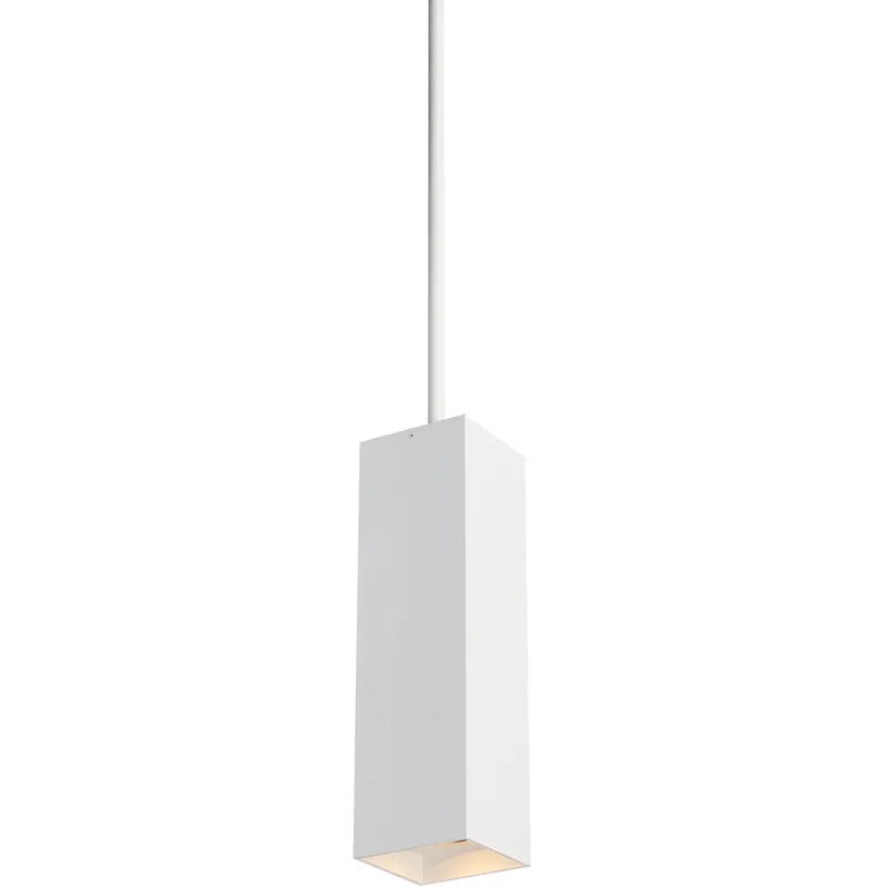 Sean Lavin Exo LED 5.2 inch White Pendant Ceiling Light in 12 inch, LED 90 CRI 2700K, 20 Degree, Matte White/White, Integrated LED