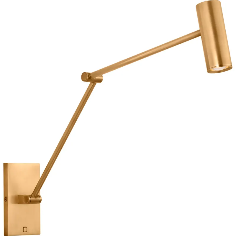 Sean Lavin Ponte 22.6 inch 8.4 watt Natural Brass Task Wall Sconce Wall Light