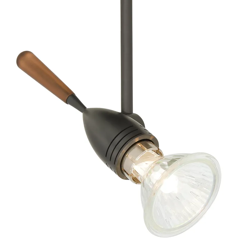Sean Lavin Aero 1 Light 120 Antique Bronze Low-Voltage Track Head Ceiling Light in 12 inch, Monopoint