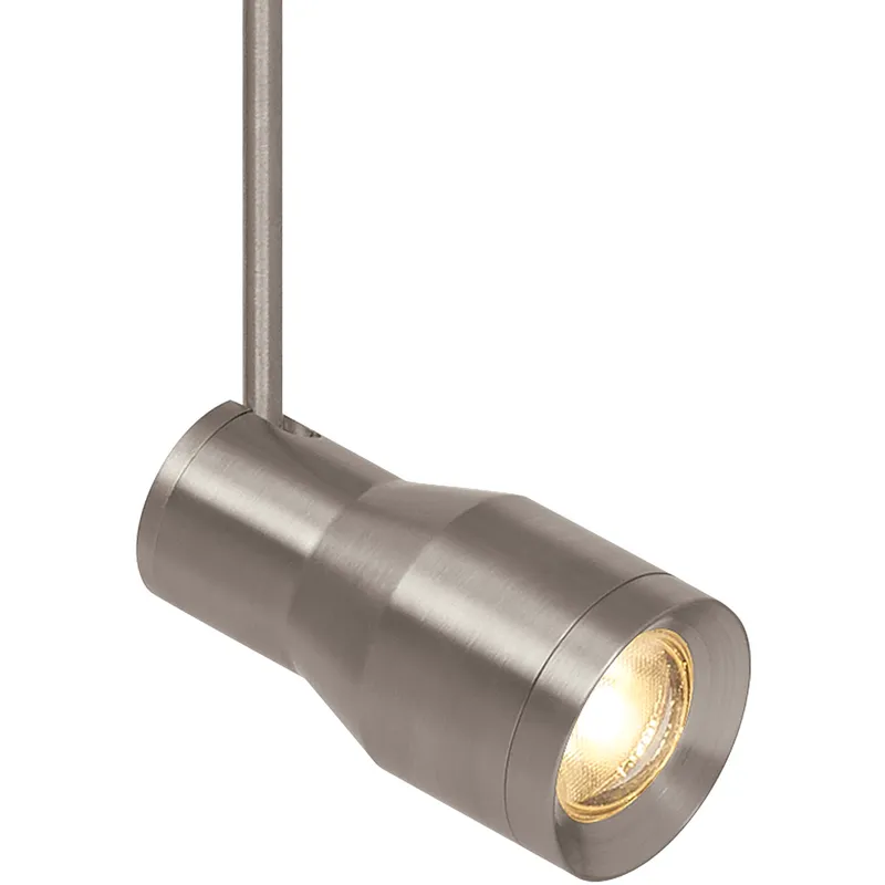 Sean Lavin Ace 120 Satin Nickel Low-Voltage Track Head Ceiling Light in 3000K, Monopoint, Integrated LED
