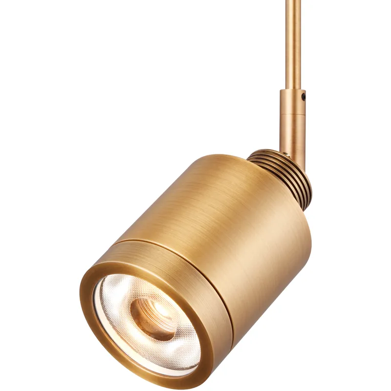 Sean Lavin Tellium 1 Light Natural Brass Low-Voltage Head Ceiling Light in MonoRail, 3 inch