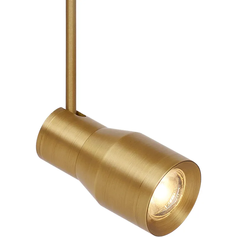 Sean Lavin Ace 1 Light 12 Plated Brass Low-Voltage Head Ceiling Light in 2700K, Monopoint