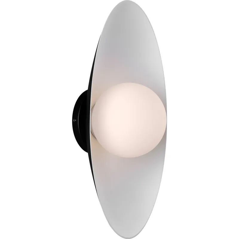 Sean Lavin Joni LED 5.6 inch Matte Black / Matte White Wall Light in Matte Black/Matte White, Integrated LED