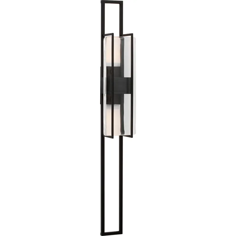 Mick De Giulio Duelle LED 3.6 inch Nightshade Black ADA Wall Sconce Wall Light in 277V, Integrated LED