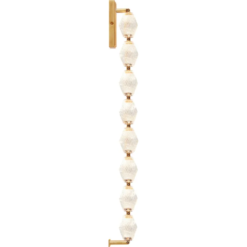 Sean Lavin Collier LED Natural Brass ADA Wall Sconce Wall Light, Integrated LED