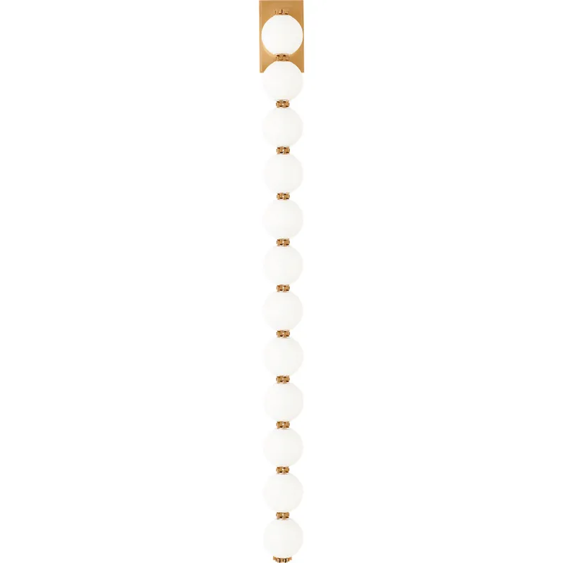 Sean Lavin Perle LED 3 inch Natural Brass ADA Wall Sconce Wall Light in 2700K
