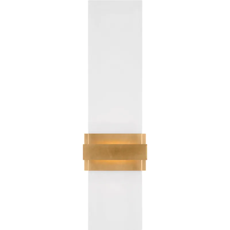Sean Lavin Flyta LED 3.3 inch Natural Brass ADA Wall Sconce Wall Light in Clear Glass