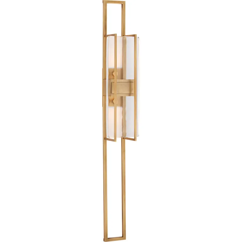 Mick De Giulio Duelle LED 3.6 inch Natural Brass ADA Wall Sconce Wall Light in 120V, Integrated LED