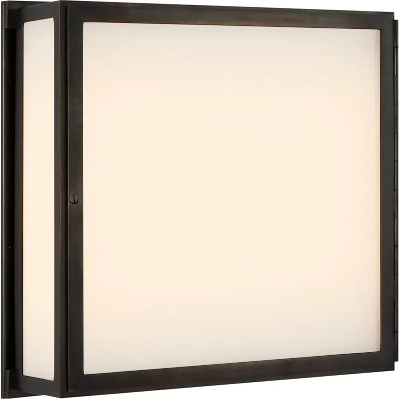 Thomas O'Brien Mercer 2 Light 12 inch Bronze Bath Light Wall Light