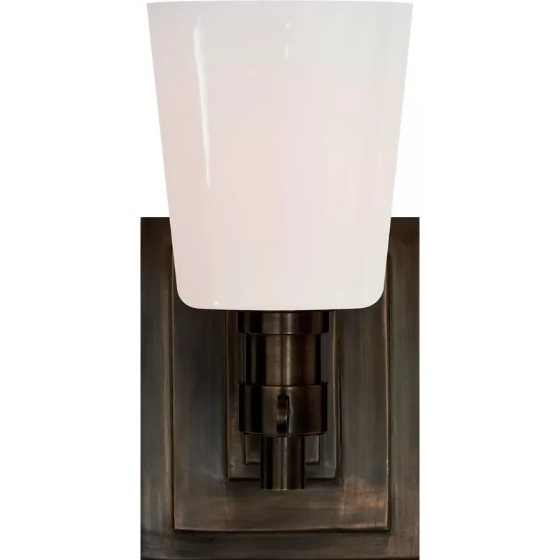 Thomas O'Brien Bryant2 1 Light 4 inch Bronze Single Bath Sconce Wall Light