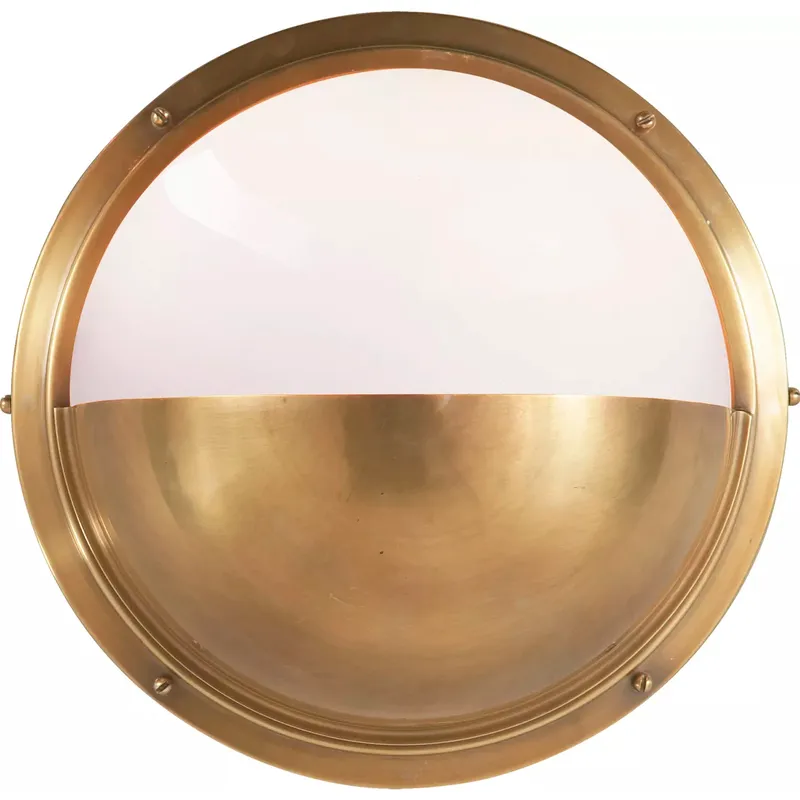 Thomas O'Brien Pelham 1 Light 10 inch Hand-Rubbed Antique Brass Bath Light Wall Light
